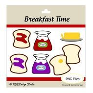 clipart of the breakfast time