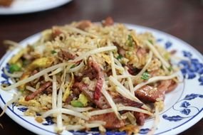 Tasty Hawaiian Rice on the plater