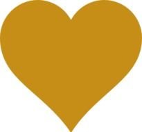 Gold Heart Clip Art N27