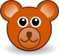 Teddy Bear as cartoon character
