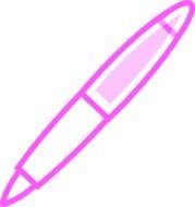 Pink Pen Clip Art N4
