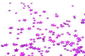 A kot of the purple and pink stars clipart