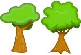 clipart of the two trees