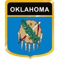 Oklahoma Flag Clip Art N4