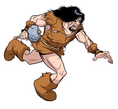 Caveman Clip Art N28