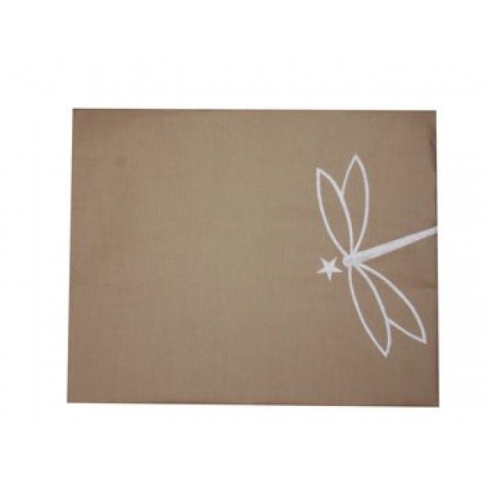 Duvet Cover Set White Dragonfly Single Bed