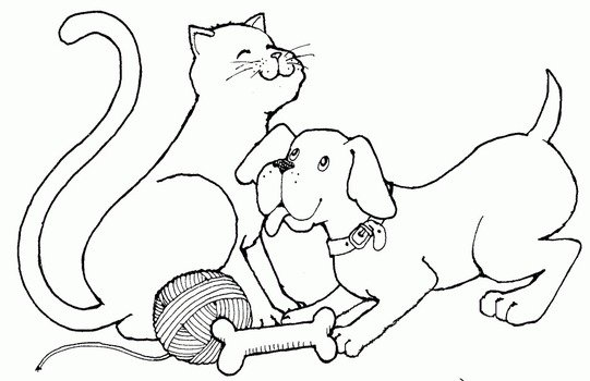 Dog Cat Clip Art N18