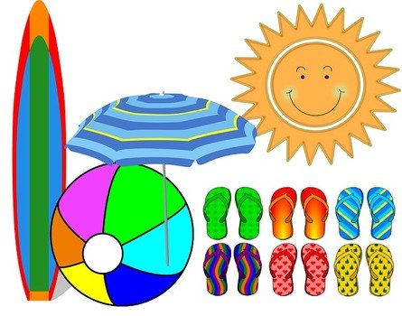 Summer Flip Flops Clip