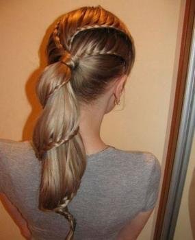 Twist Braid Ponytail