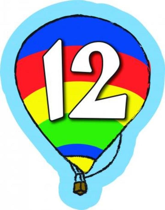 Balloons With Number 12