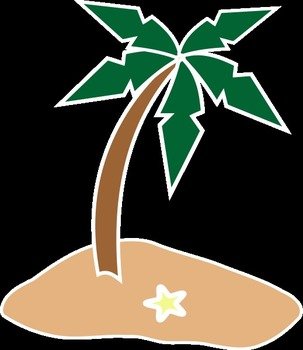 Palm Tree Island Clip Art Free N2