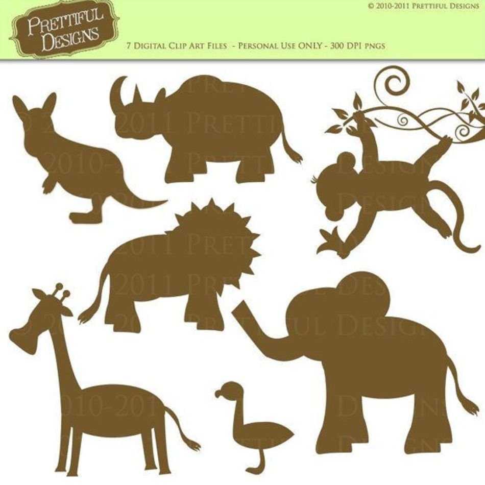 Cute Zoo Animal Clip Art N10