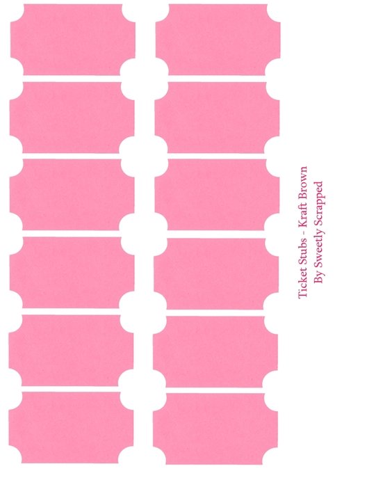 Blank Movie Ticket Clip Art Free N2