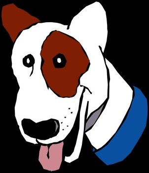 Cartoon Dog Head N5