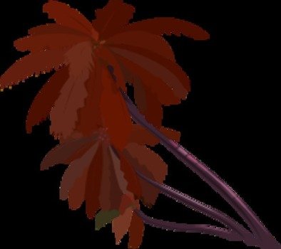 Black Palm Tree Clip Art N11