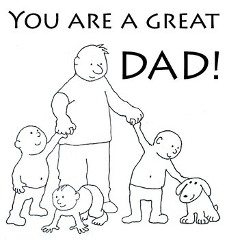 Fathers Day Greetings Clip Art