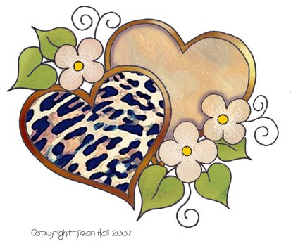 Leopard Print Heart
