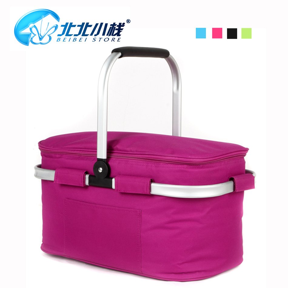 The Small Outdoor Picnic Basket Stack Insulation Bag Car Ice Pack
