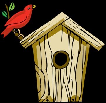 Free Bird House Clip Art N4