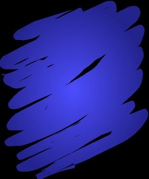 Blue Blend Clip Art