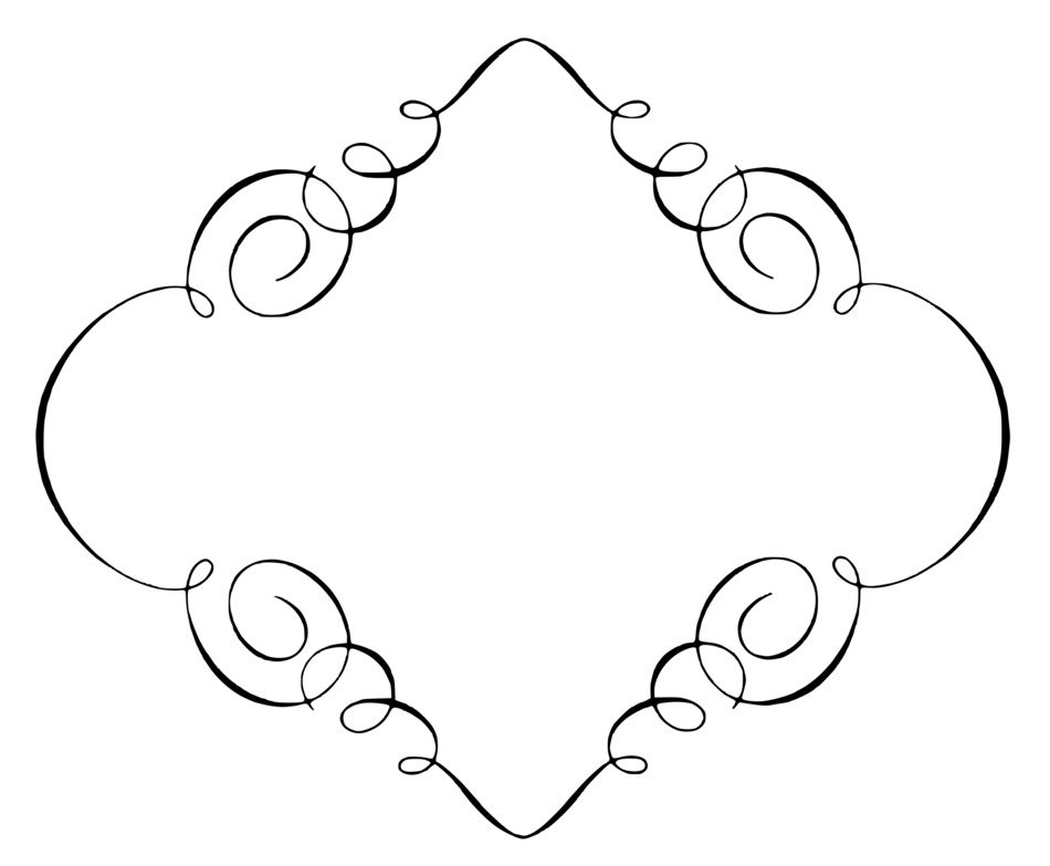 Ä°llustration of Calligraphy Border