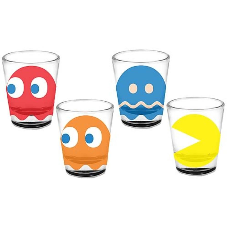 Pac Man Shot Glasses