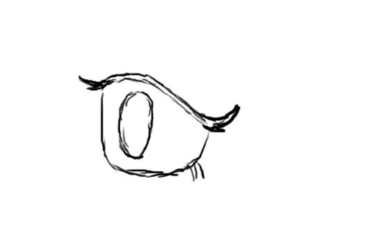 Cartoon Eyes Closed N4