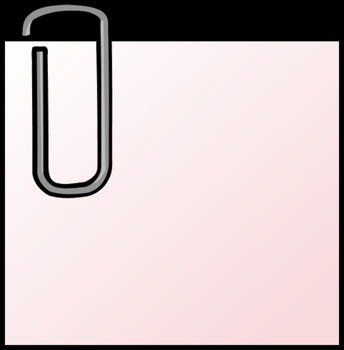 Note Paper Clip Art N8