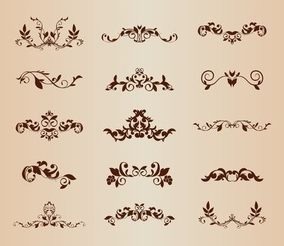 Ornamental Floral Element