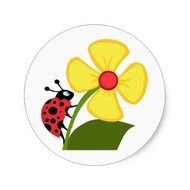 Cute Cartoon Ladybug Clip Art N2