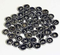 Typewriter Key Clip Art