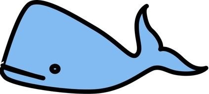 Blue Whale Clip Art N42