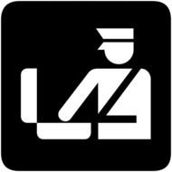 Sign Symbol Silhouette Direction Information