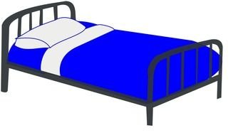 Cartoon Bed as picture for clipart