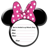 Minnie Mouse Invitation Template N2