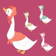 Mother Goose Clip Art N23