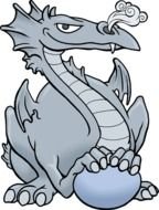 Dragon And Knight Clip Art N9