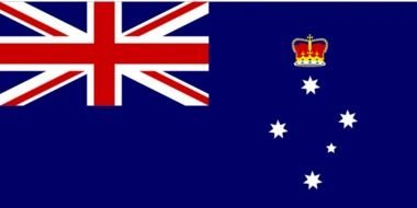 Vector Graphics Of Flag Victoria drawing