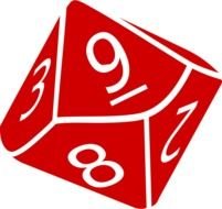 Ten Sided Dice Clip Art