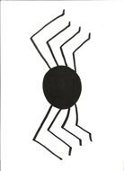 vertical image of a spider