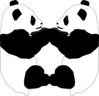Panda Bear Clip Art N41