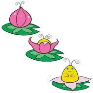 Lotus Flower Cartoon