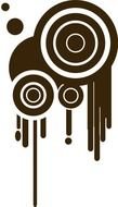 Clip Art Mini Boombox Fuschia SVG