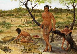Ä°llustration of Neolithic Age People
