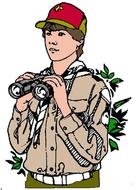 Boy Scout Clip Art drawing