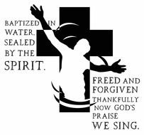 Baptism Clip Art darwing