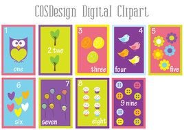 Number card Clip Art drawing