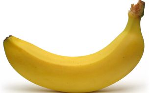 ripe yellow banana as a picture for clipart