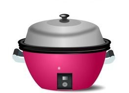 pink Rice cooker, drawing