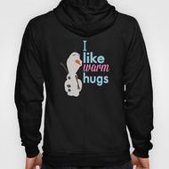 Olaf Hoodie Warm I Like Hugs